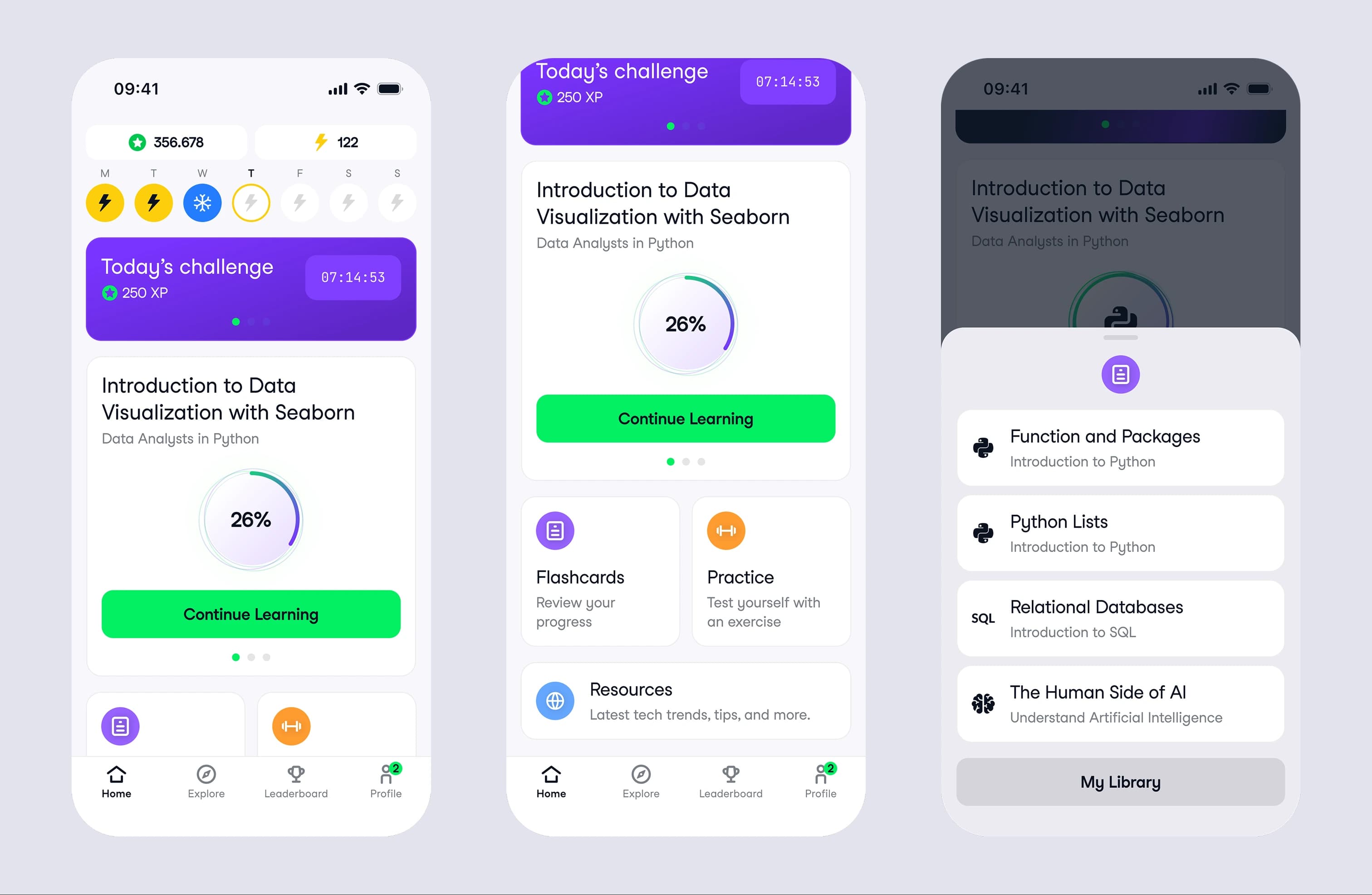 DataCamp Mobile Home: From Content Overload to 7% Course Lift